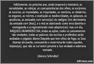 INFELIZMENTE, NO PRÓXIMO ANO, AINDA IMPERARÁ O BESTEIROL, AS CARNALIDADES...