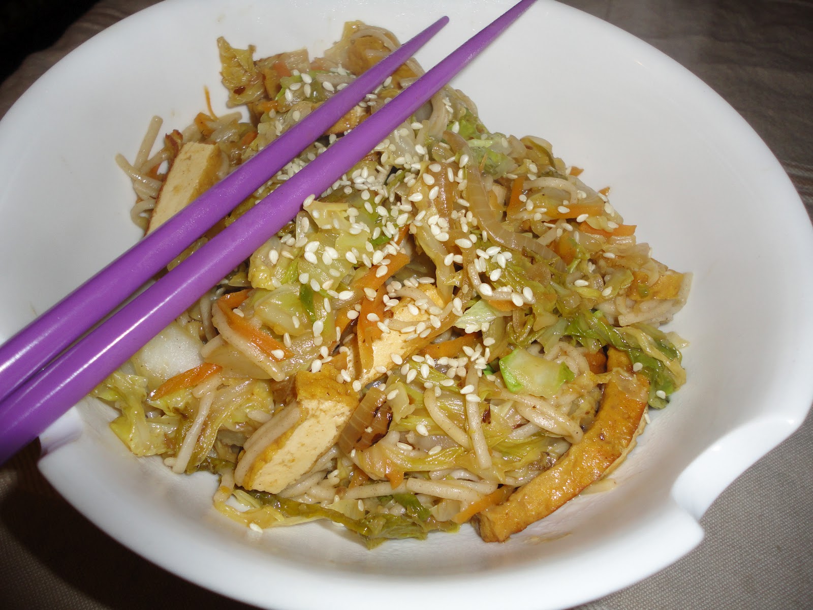 Vegans Eat Yummy Food Too!!! Soba Noodle Stirfry