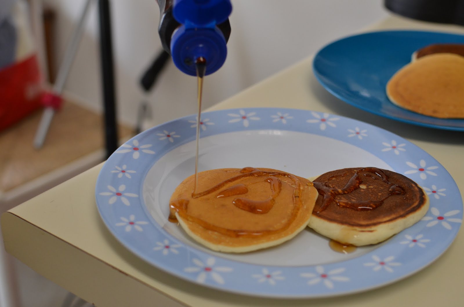 Spice Junction Of Pancakes, Low Calorie Syrup and Labor Day