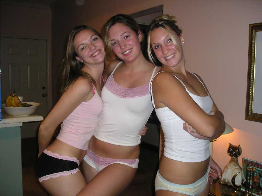 Wife showing friends photos