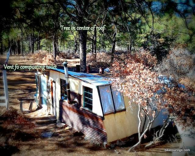 Mountain cabin built off grid Cabin built off grid for mountain biking retreats or getaways