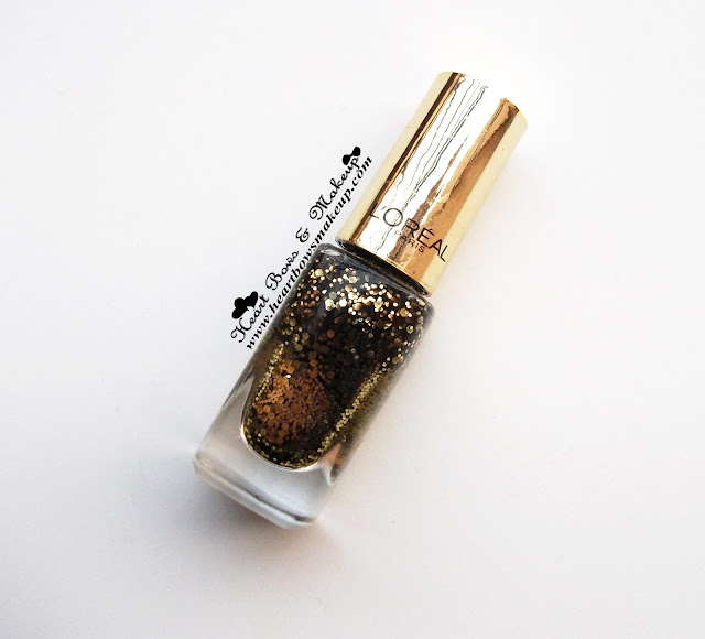 L'oreal Paris Color Riche Le Vernis Glitter Flaming Sunset Review Swatch Price Buy Online India