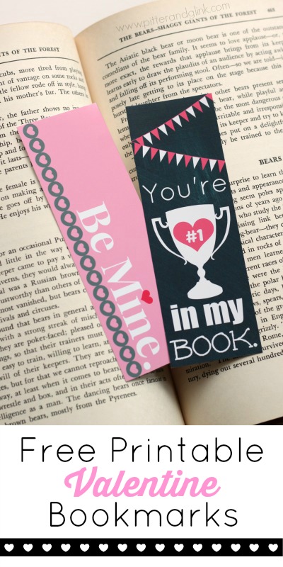 PitterAndGlink: Free Printable Valentine Bookmarks