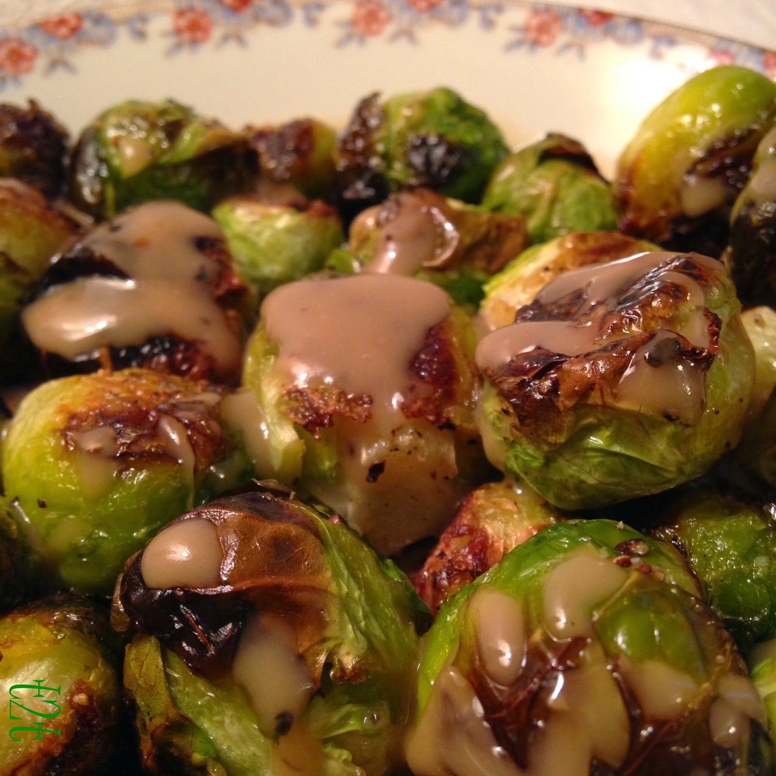 Honey Dijon Balsamic Brussels Sprouts Turnips 2 Tangerines