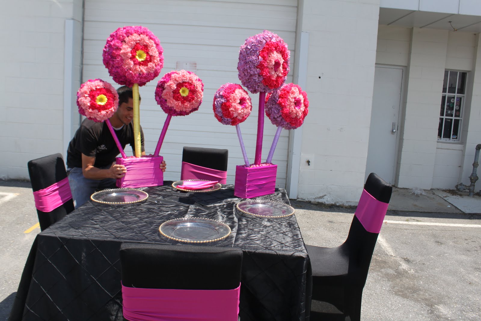 Flowers for Store openingAmerican girl. Davinci Florist