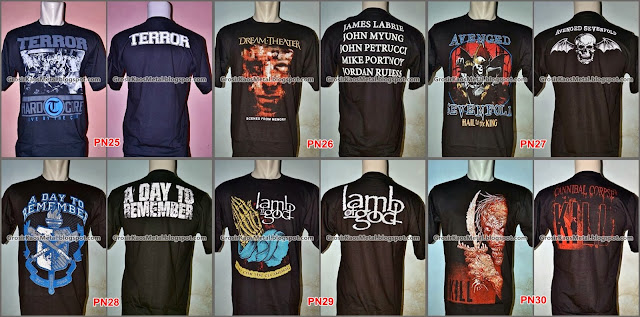 TERROR, Dream Theater, Avenged Sevenfold, A Day To Remember, Lamb of GOD, Cannibal Corpse