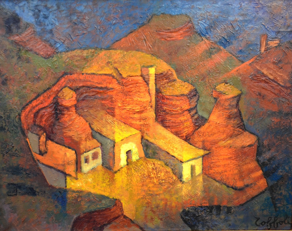 Louis Toffoli Abstract Cubist painter Tutt'Art Pittura