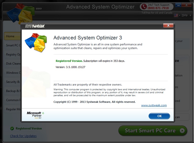 Advanced system optimizer 3.5.1000.15127