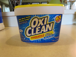 OxiClean to remove labels 