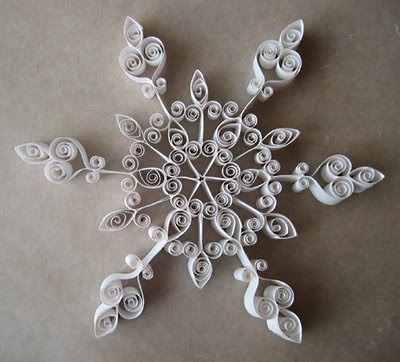 Spent the day making gorgeous quilled paper snowflakes at our Crafternoon 