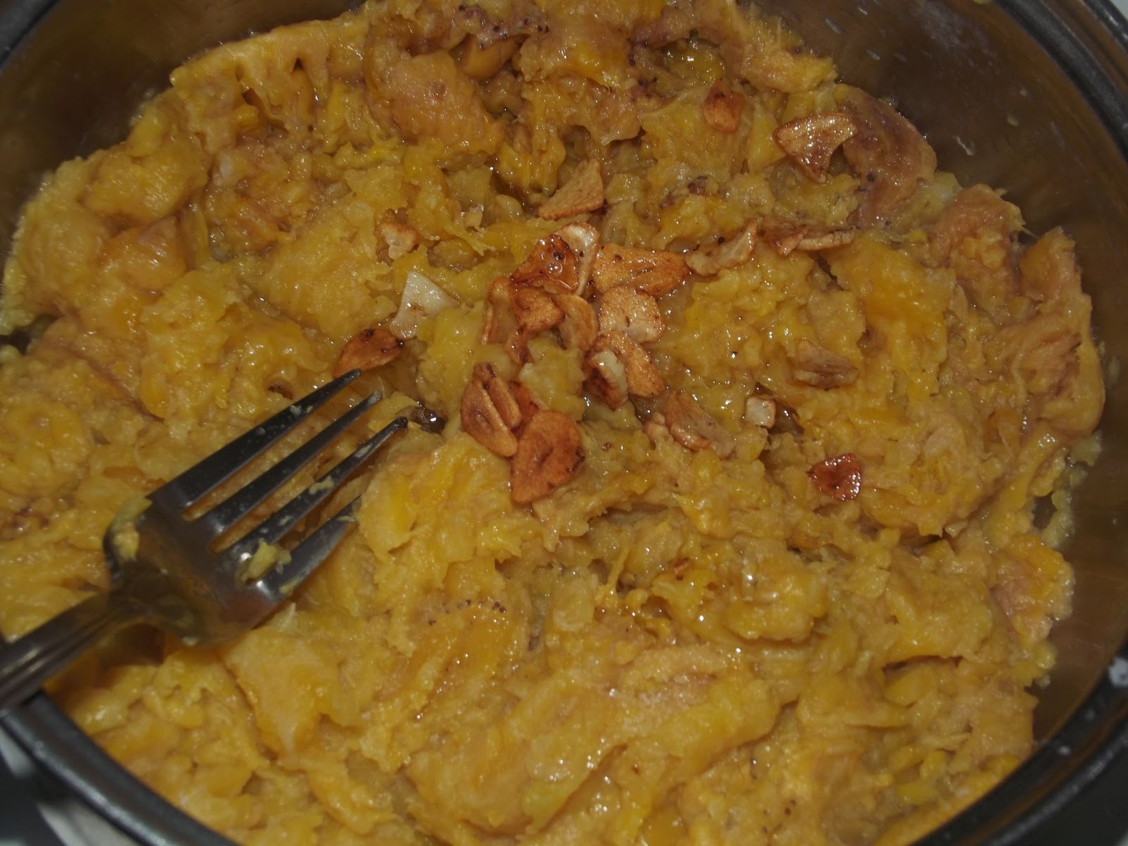 Adventures in Flavorland Mangu with onions and salami (Dominican Republic)