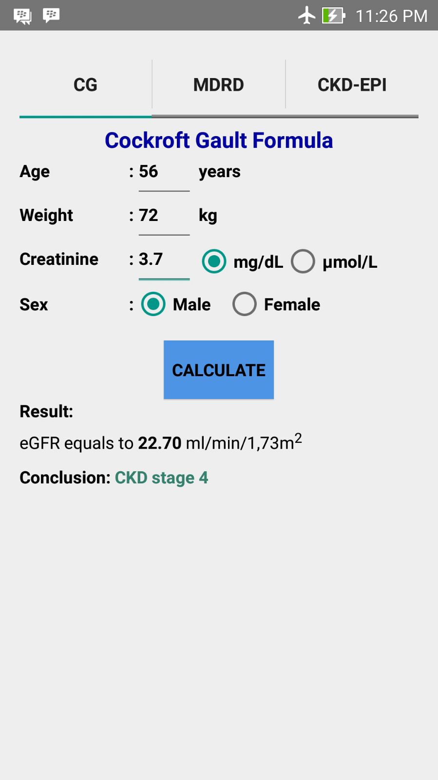 eGFR Calculators Pro iMedical Apps