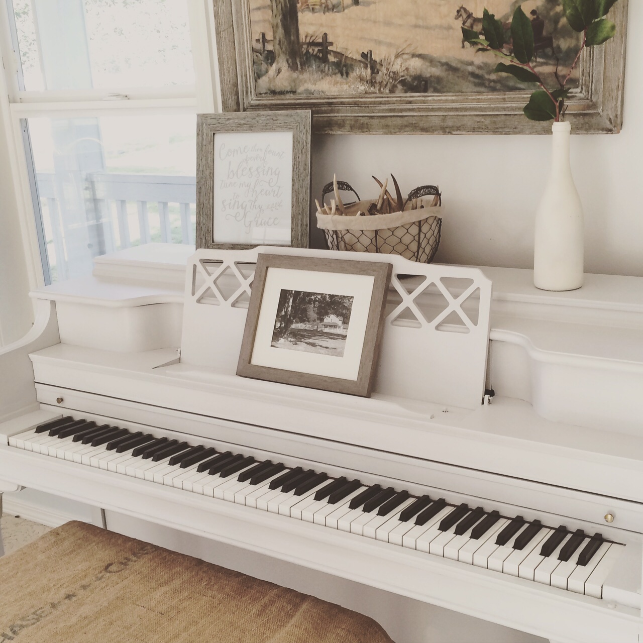 Little Farmstead Painting a Piano...