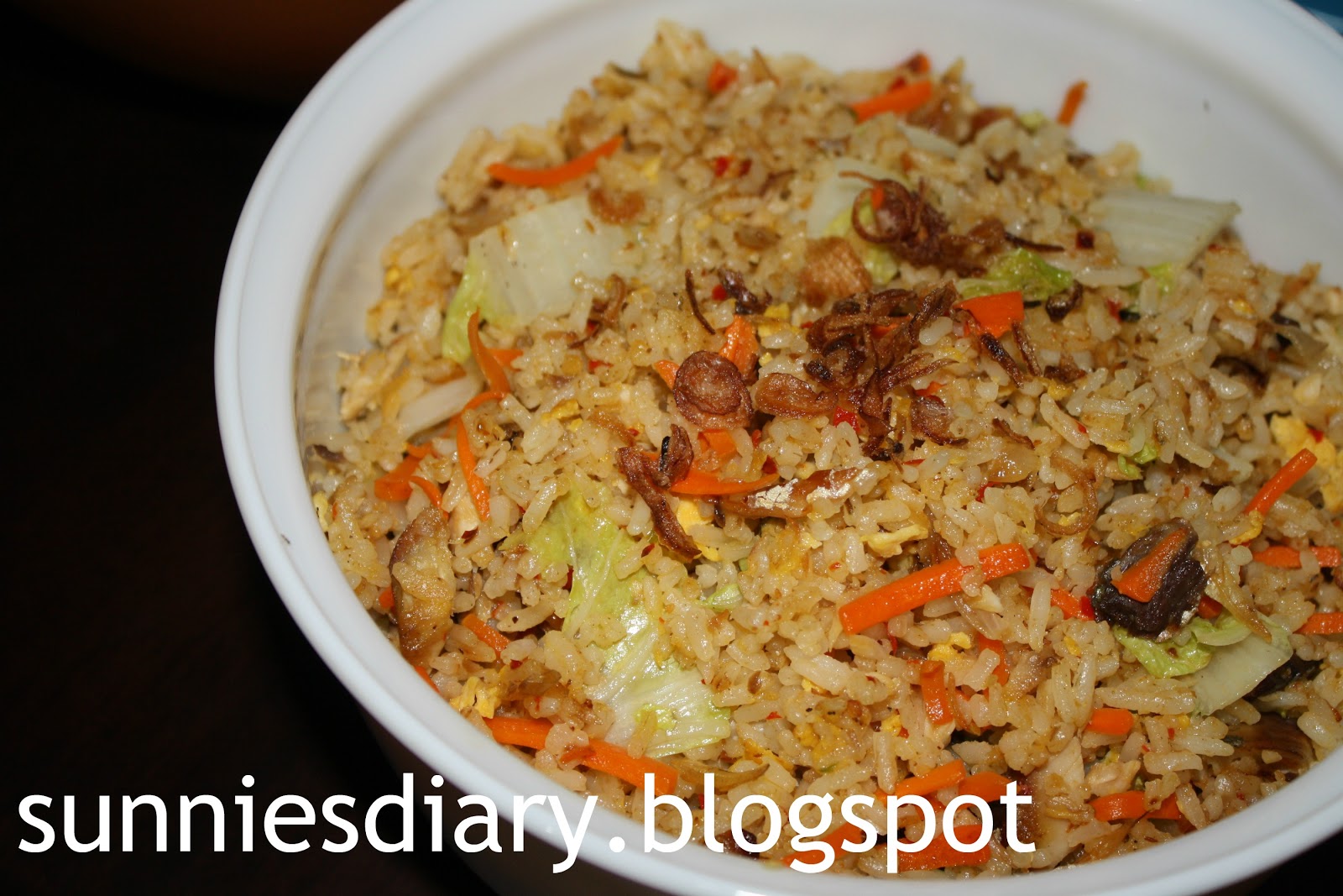 Mrs Sunnies Home Nasi Goreng Ikan Kembung Rebus Goreng