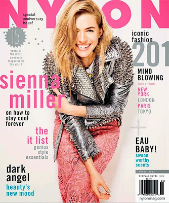 Sienna Miller cover star for Nylon magazine's April 2014 issue