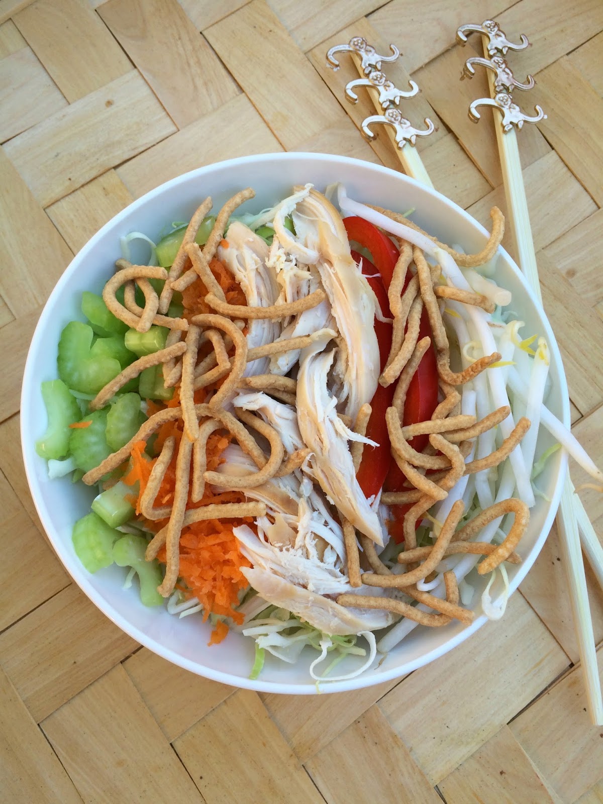 chicken chop suey with noodles