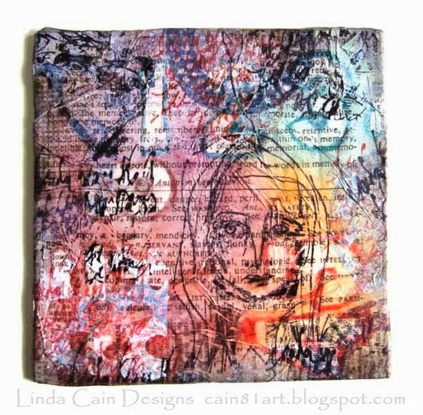 FRIENDS in ART A Small Canvas Collage