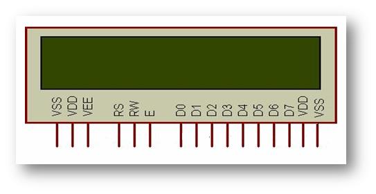Projects for ECE: 16 X 2 LCD lcd pin diagram and description 