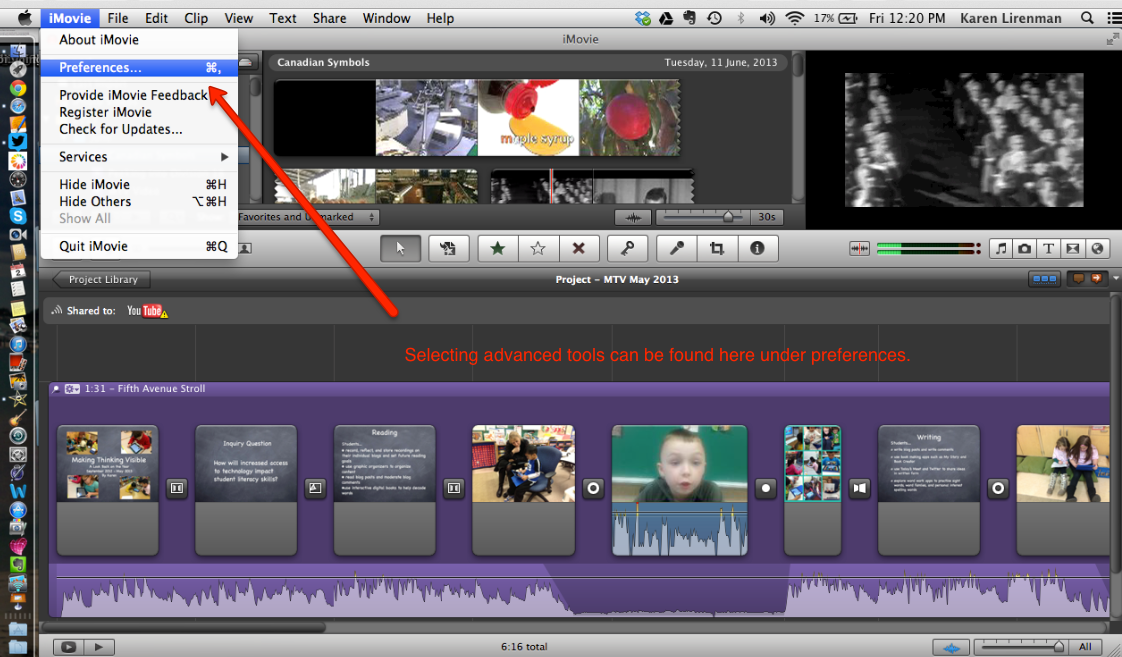 Learning and Sharing with Ms. Lirenman Using Green Screen Technology