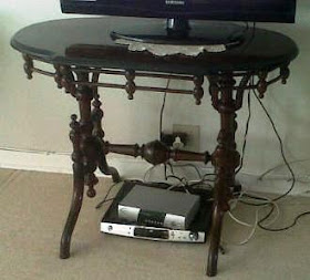 Stunning German Rosewood Sofa Table