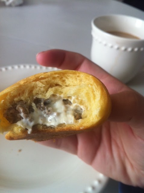 the eclectic owl: Sausage & Cream Cheese Crescent Rolls Recipe