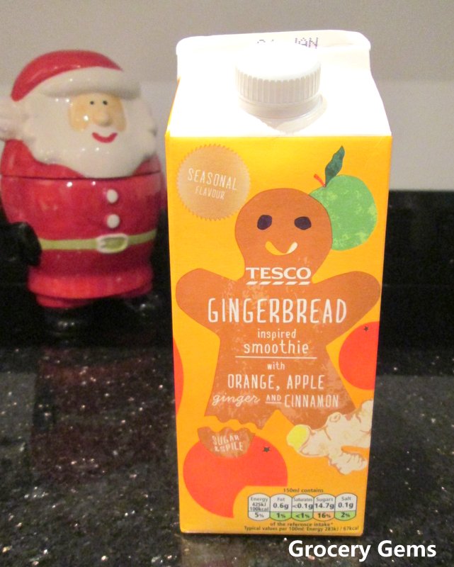 Grocery Gems Tesco Gingerbread Smoothie