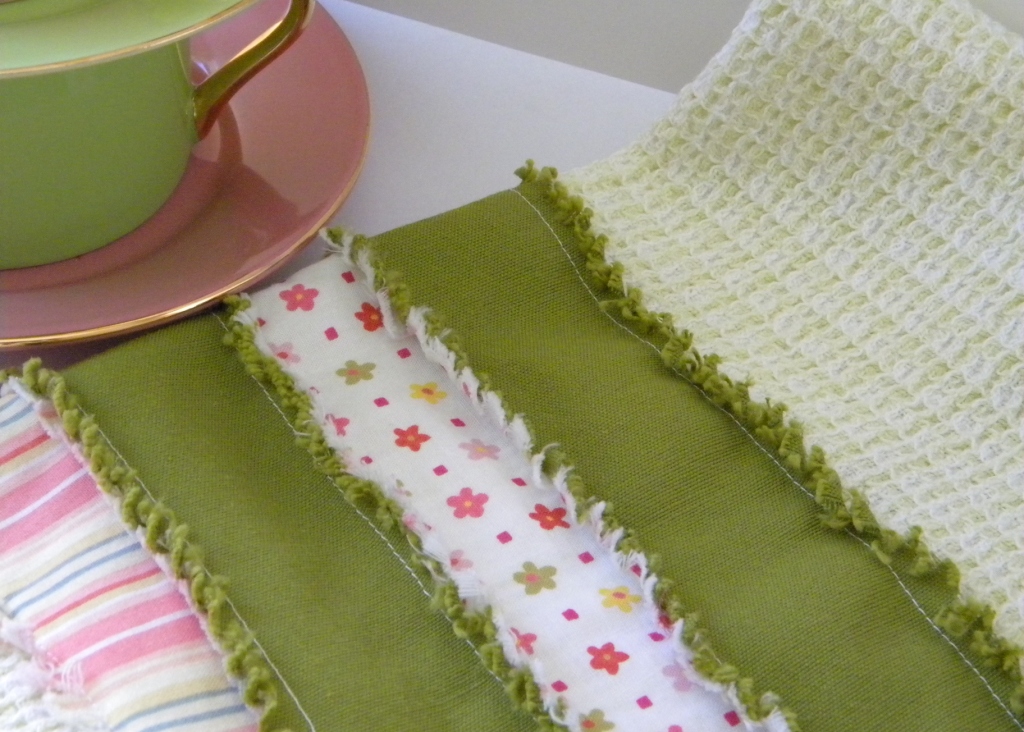 homework a creative blog Sew and Tell fabric strip towel