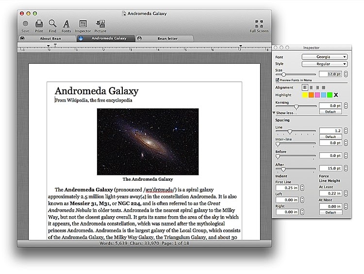 word processing for mac free