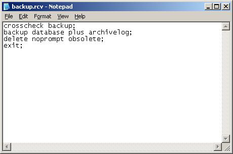 Run Oracle Script In Batch File