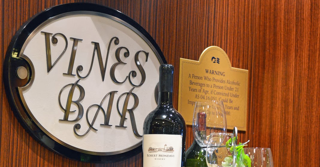 2BCruising Caribbean Princess Vines Wine Bar