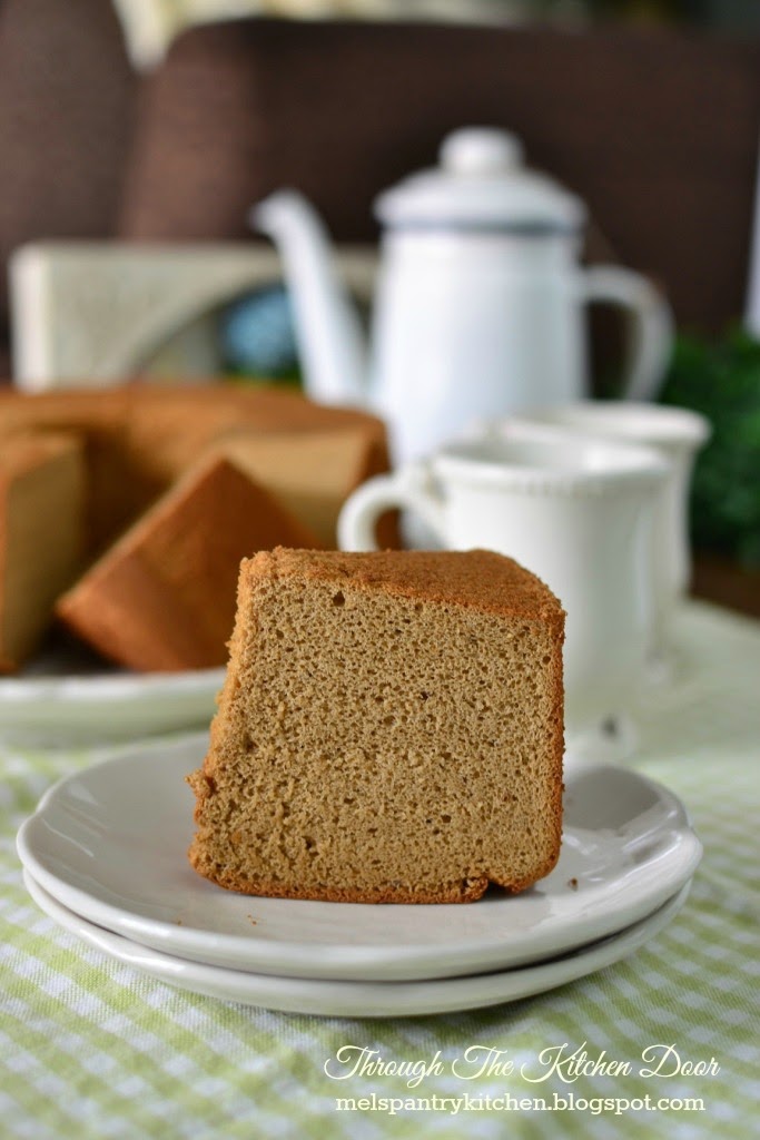 Through The Kitchen Door Palm Sugar Chiffon Cake