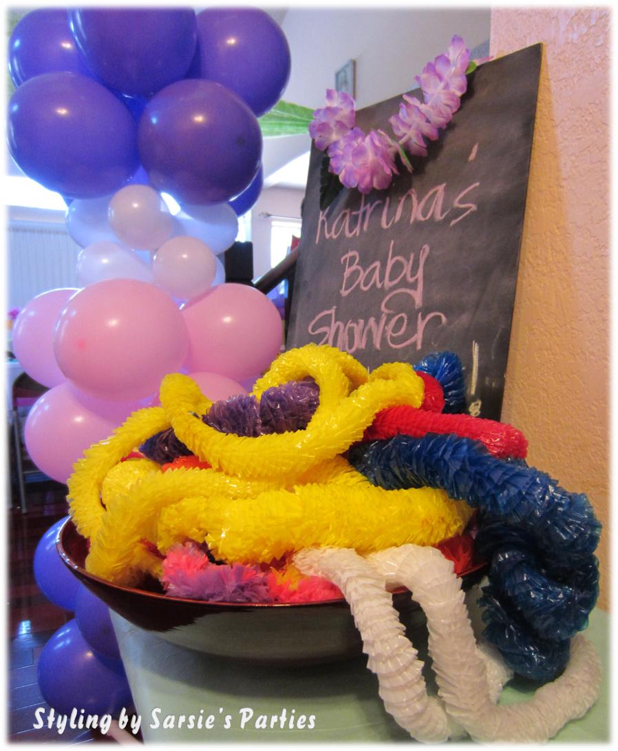 Sarsie's Parties Event Styling and Planning Luau Baby Shower