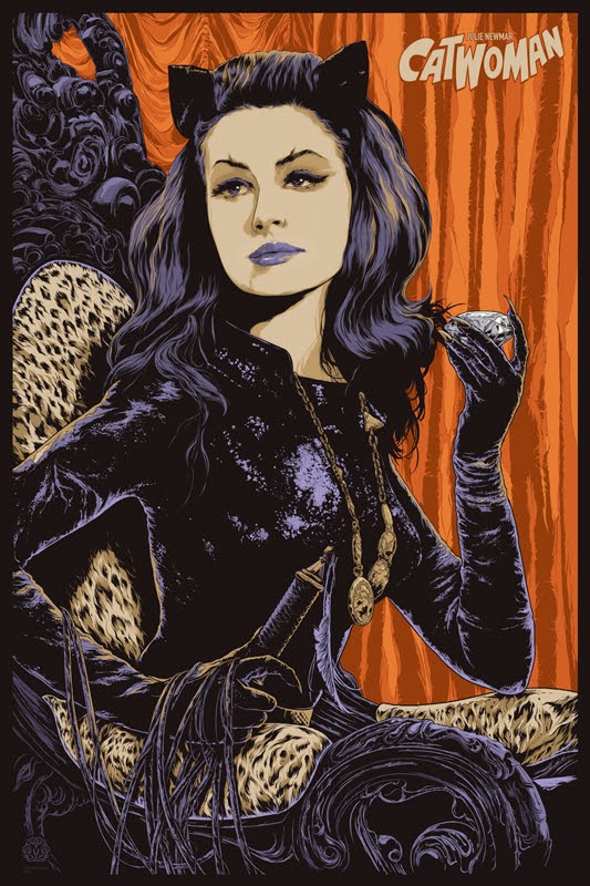 The Blot Says... Batman ’66 “Catwoman” Screen Print by Ken Taylor