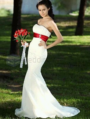 vestidos de novia sencillos en blanco y rojo, Off 79%, 