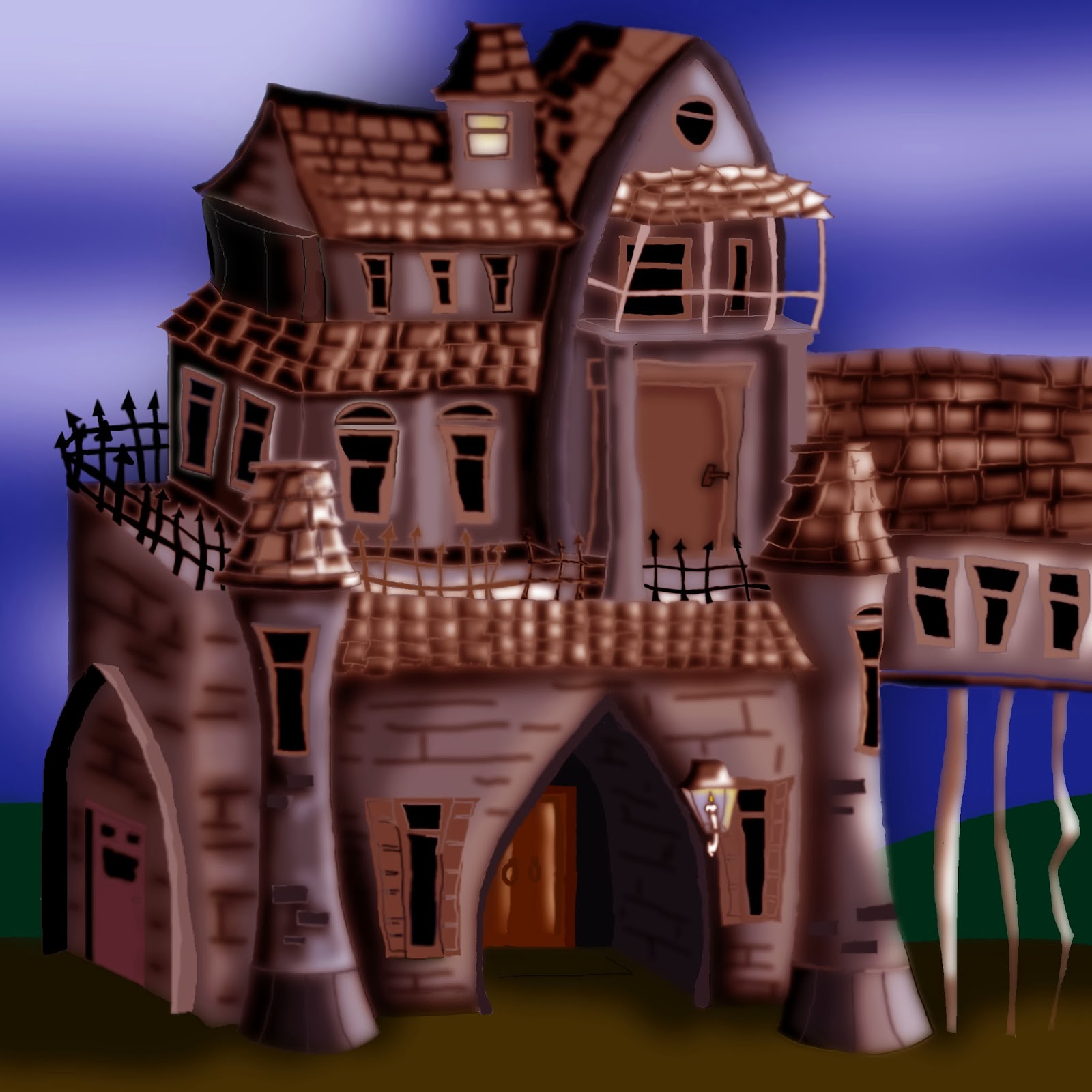 Brooke Hayes Animation: Haunted House Colour Pallets