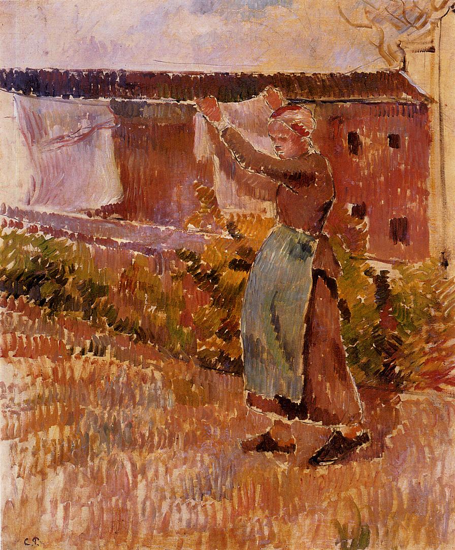 It's About Time Doing the Laundry Camille Pissarro 18301903