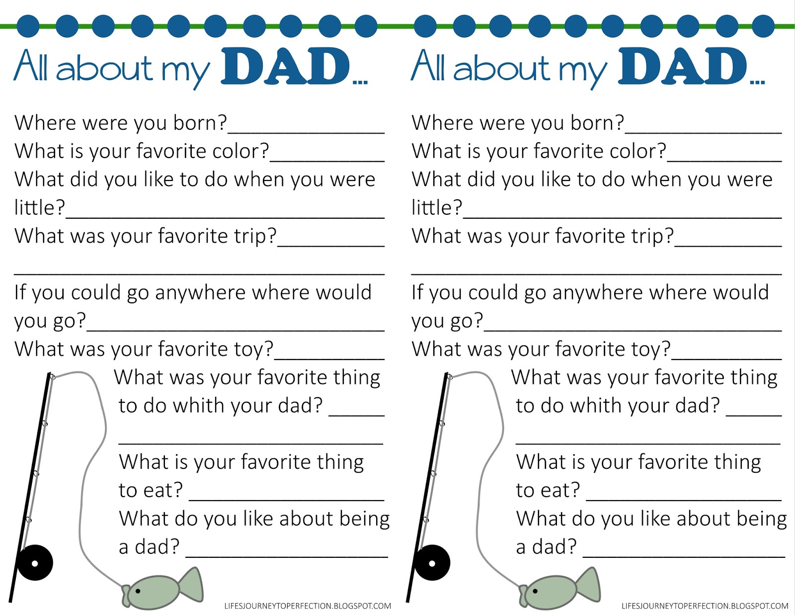 Life's Journey To Perfection Some Ideas For Dad this Father's Day