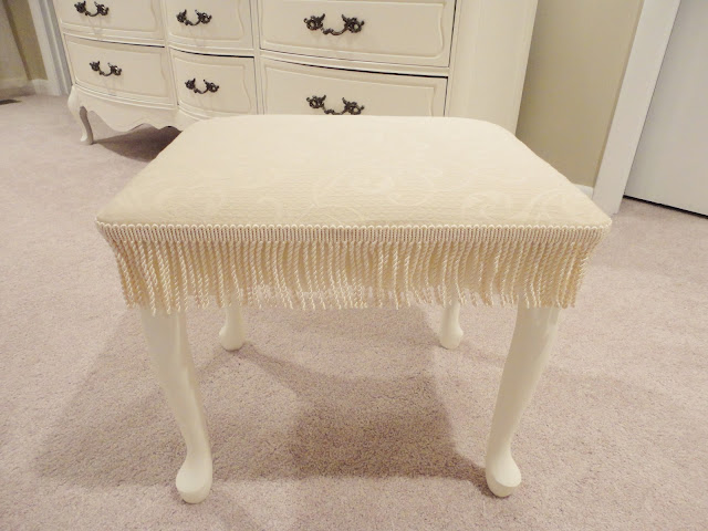 How To Paint & Stencil Furniture: Great tutorial!