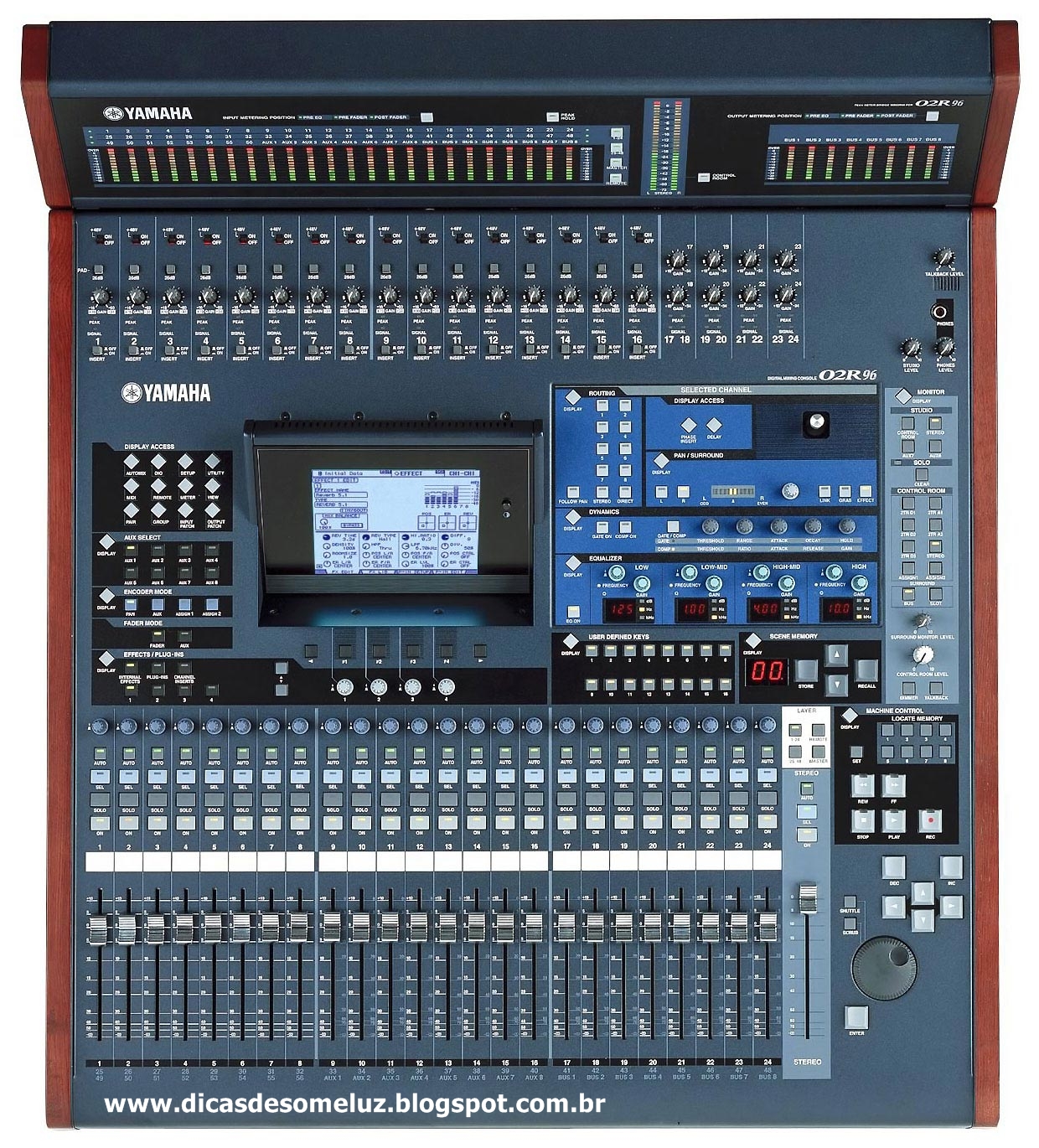 Dicas de Som e Luz: Manual em Português Yamaha O2R - O2R96 - O2R96 v2