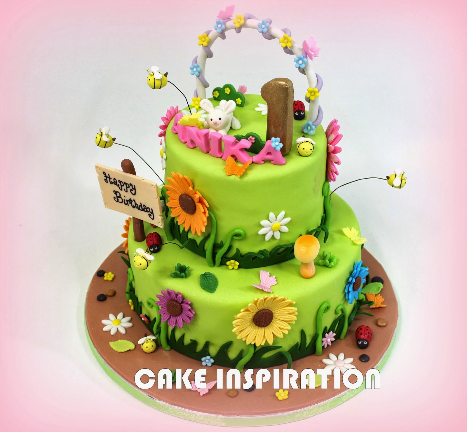 The Sensational Cakes SWEET GARDEN THEME FLOWER CAKE SINGAPORE