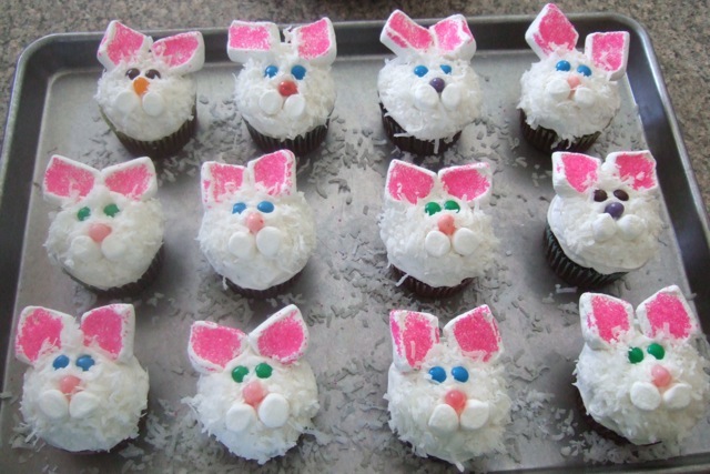 easter bunny cupcakes ideas. Easter Bunny Cupcakes by My