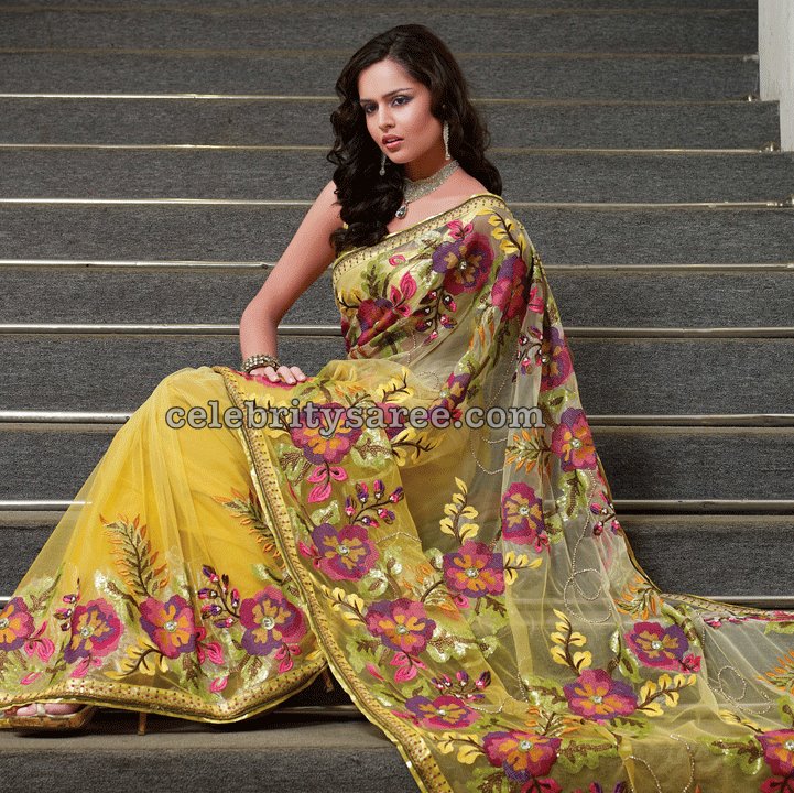 Tissue Paint Saree Saree Blouse Patterns