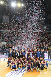 Fotografía de equipo del Barça baloncesto