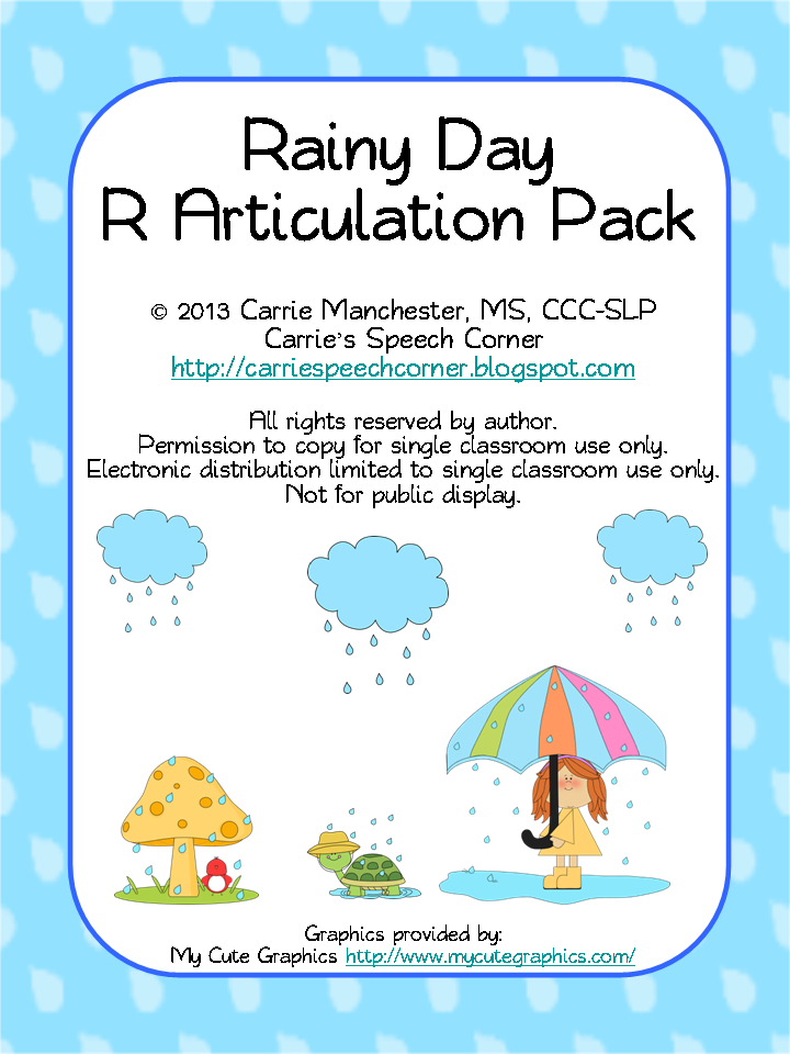 Worksheets R Articulation Worksheets speechie freebies rainy day articulation weve all heard the saying april showers bring may flowers to celebrate month of ive created a r pa