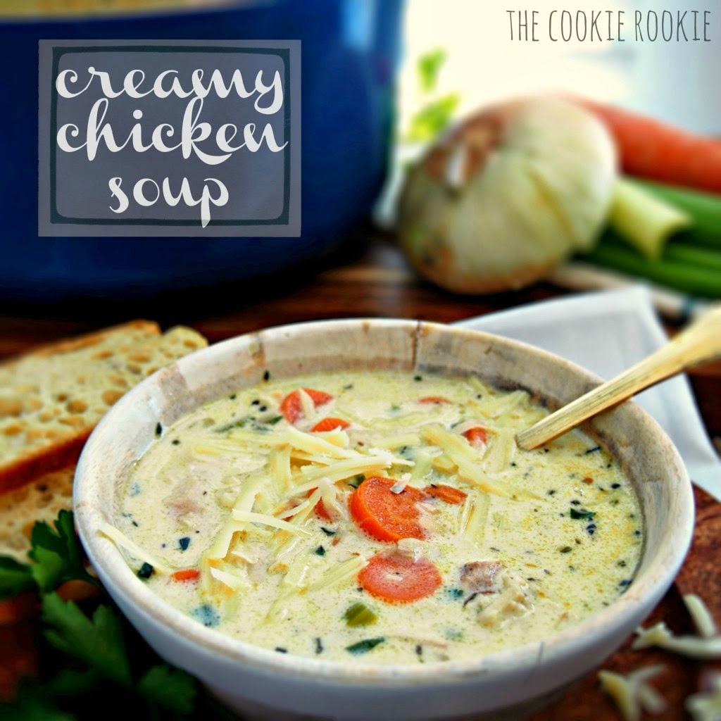 Creamy chicken soup recipe