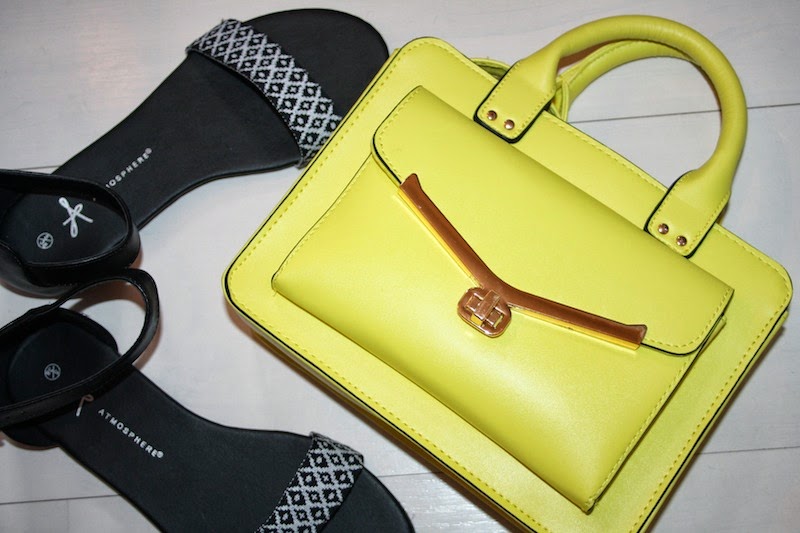 yellow handbags primark
