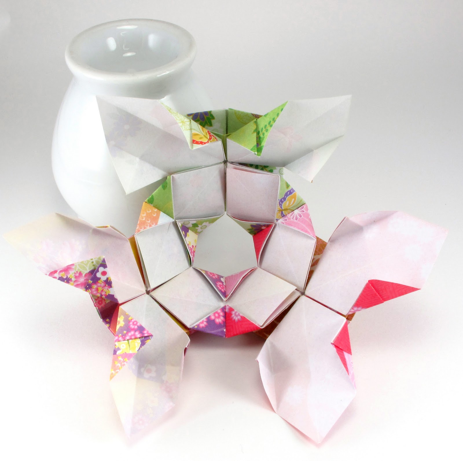 Bead Origami Origami Interlude Flower Cube