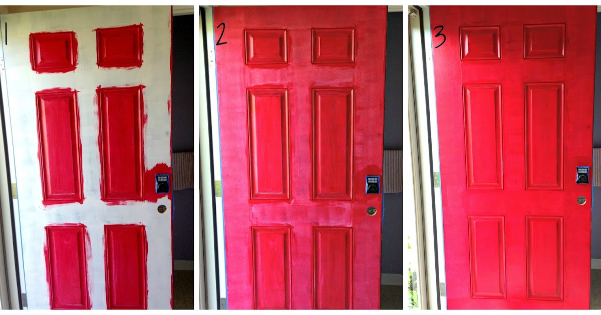 Whimsy Renee How to Paint a Door Red and Save Your Sanity Part Deux
