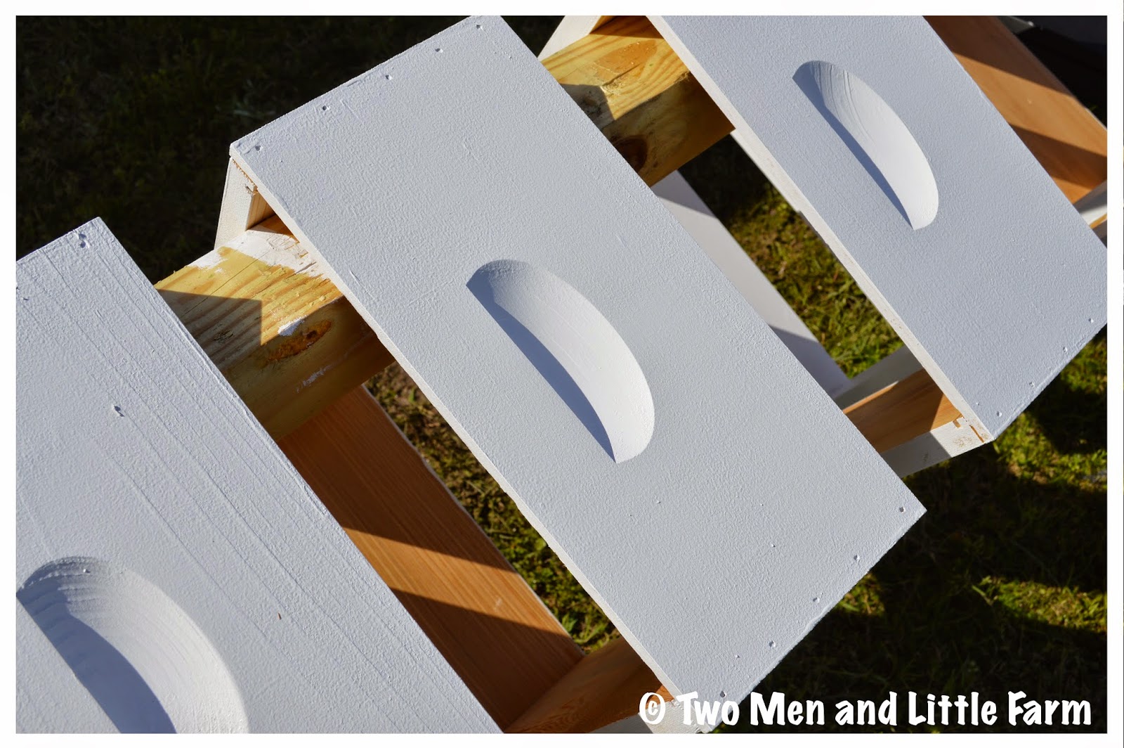 Two Men and a Little Farm HOW TO PAINT A BEEHIVE