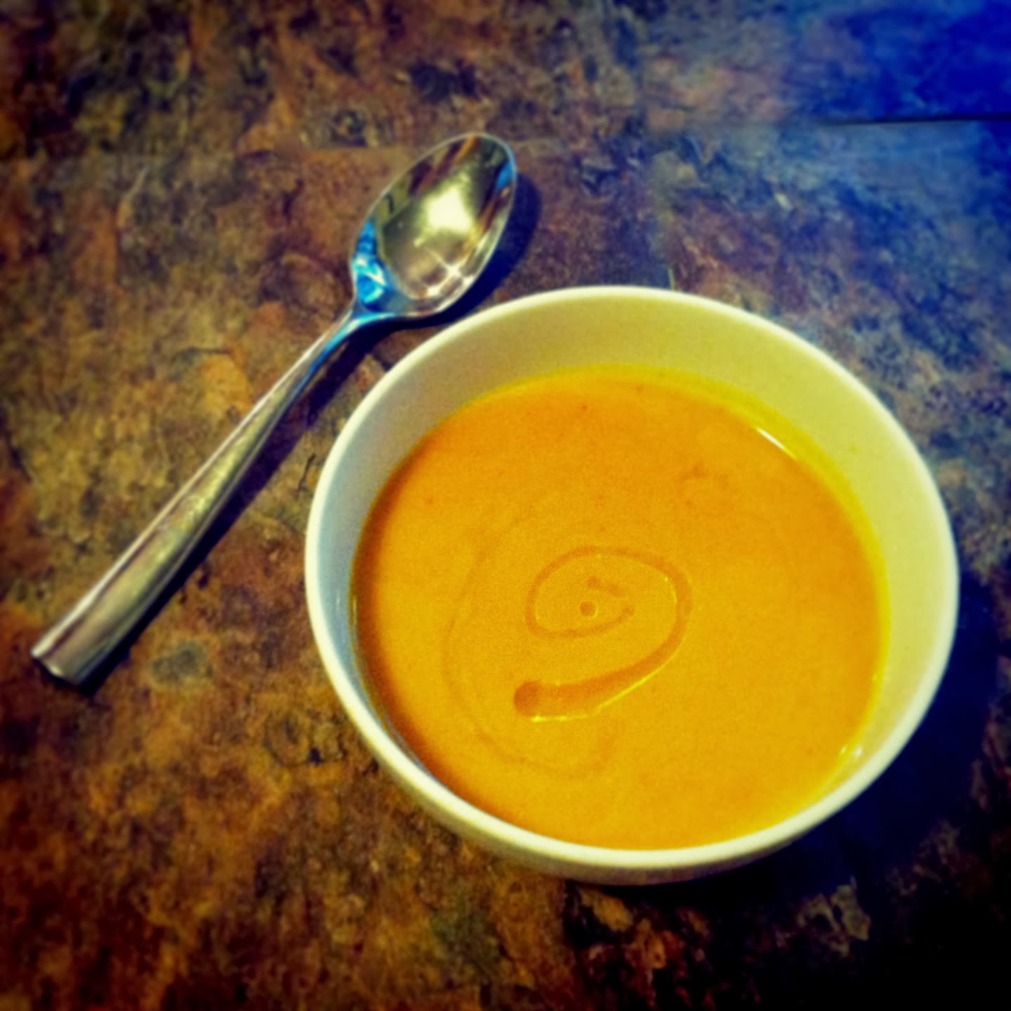 Butternut Squash Soup with Coconut Milk, Miso, and Lime